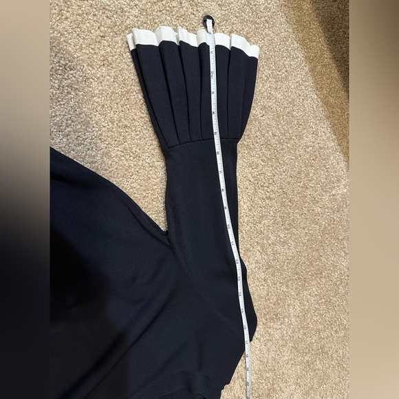 COS Pleated Sleeves Knitted Dress Black Size XS - Picture 9 of 13